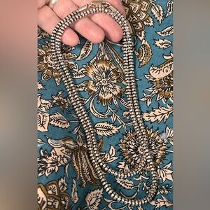 Silpada Sterling Silver Oxidized Popcorn Necklace N1106